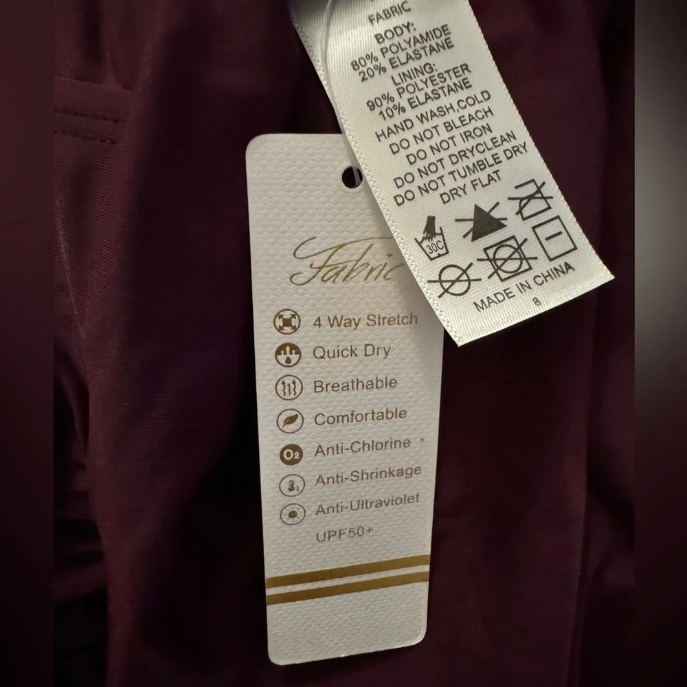 N/A nwt burgundy